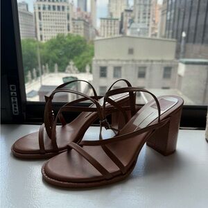 Dolce Vita Elegant Tan Strappy Sandals
